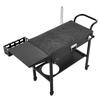 Outdoor Grill Cart, 787 x 432mm Tabletop Size Grilling Table, Foldable Outdoor Cooking Table with Tissue Holder, Hooks, Wheels, Side Table, BBQ Prep