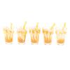 5Pcs 1:12 Dollhouse Miniature Sundae Ice Cream Cup Milk Tea Drink Decor Toy