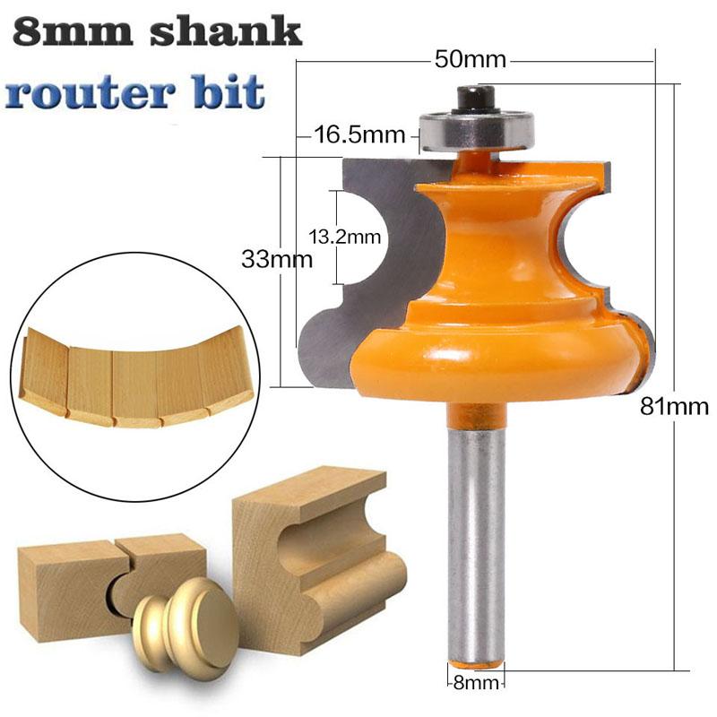 Tool Edge Moulding Wood Router Bit 8mm Shank