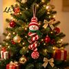 Handmade Christmas Tree Decor Crochet Spiral Ornament DIY Kit for Adults, Beginners, Craft Set Winter Kits Adults with Yarn, Hook, Stuffing,