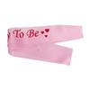 Fashion Mommy To Be Newborn Party Decoration Mom Favor Gift Footprint Sash Boy Girl