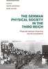 Книга The German Physical Society In The Third Reich by UNKNOWN - Hardback