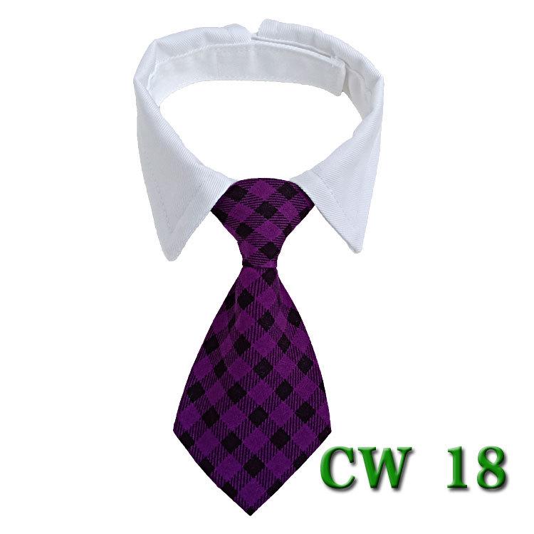 Полосатый ошейник-бабочка и шарф для собак