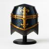 Medieval Great Helmet with Chainmail Knight Crusader Armor Renaissance Fair, Cosplay LARP Costume