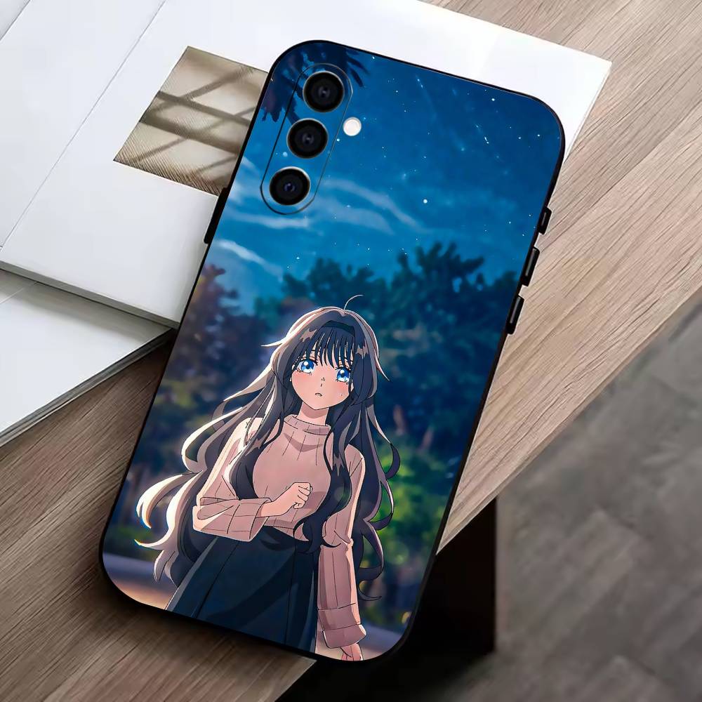Kaoruko W-Waguri Чехол для телефона для Samsung Galaxy A73, A72, A71, A70, A53, A52, A51, Другие Мягкий черный чехол