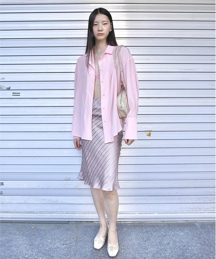 Nuanu Aylin Skirt_Dry Rose