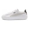 Puma Кеды Basket Platform Low Top Повседневные Кроссовки Унисекс Белые 367850-01