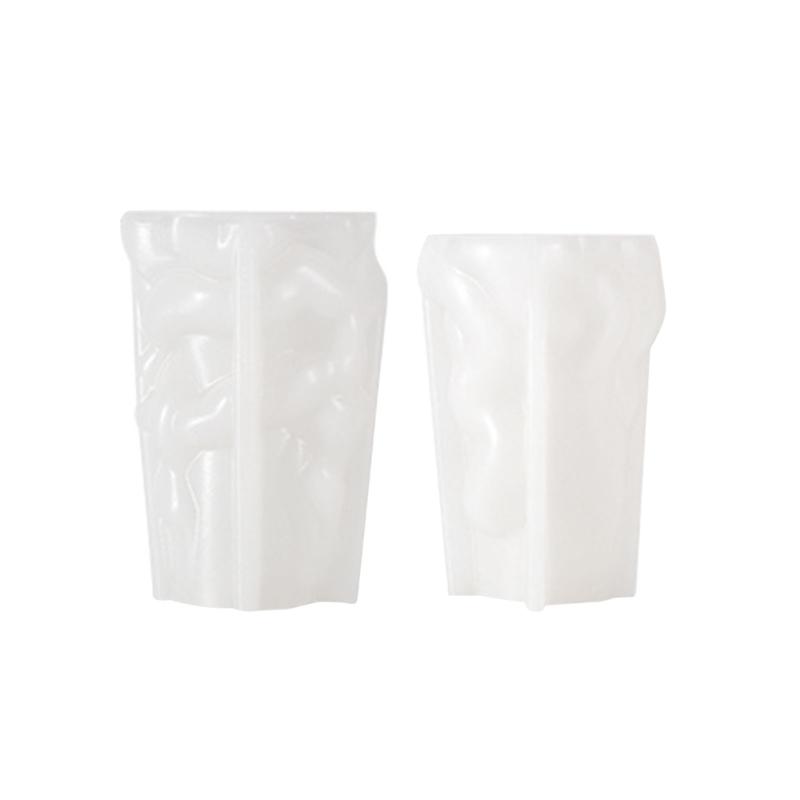 Geometric Candle Mould Handmade 3D Cylinder Silicone Mold Resin Mould Scented Candle Making Mold for DIY Decoration