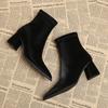 Sexy Pointed Toe Women Ankle Boots Brand High Heels Shoes Woman Winter 2025 Trend Elegant Office Shoes Fashion Pumps Botas Mujer
