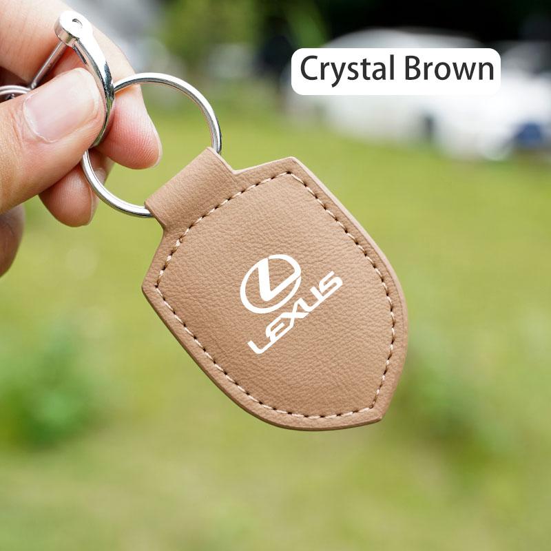 Fashion Car Keychain Rings Vintage Leather Zinc Alloy Key Chain For Lexus IS250 IS200 CT200h GS300 LS430 RX450h LX570 IS300 ES