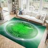 Celtic FC Design Crystal Velvet Carpet Cozy Non?Slip Printed Rug For Bedroom Living Room Entrance