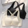Красивый бюстгальтер с пряжкой сзади и спереди, сексуальное женское нижнее белье, бесшовный дышащий бюстгальтер без стального кольца