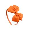 New Fashion Layered Hairbands Solid Grosgrain Ribbon Bows Headband Handmade Boutique Hairhoop Hair Accessories For Women Girls
