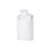 Solid Color Stand Collar Windproof Warm Down Vest Unisex Vests White 21600803-100