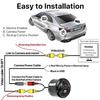 Universal 170° AHD/CVBS 1080P Fisheye Car Rear View Camera 360° Rotatable 90° Adjustable Night Vision Waterproof Easy Install