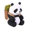 8pcs Cartoon Miniature Panda Figurines Resin Animal Statues Micro Landscapes Panda Ornament  Desktop