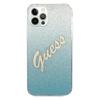 Guess Guhcp12Mpcuglsbl Iphone 12/12 Pro6,1 Niebieski/Blue Twarde Etui Brokat Gradient Skrypt