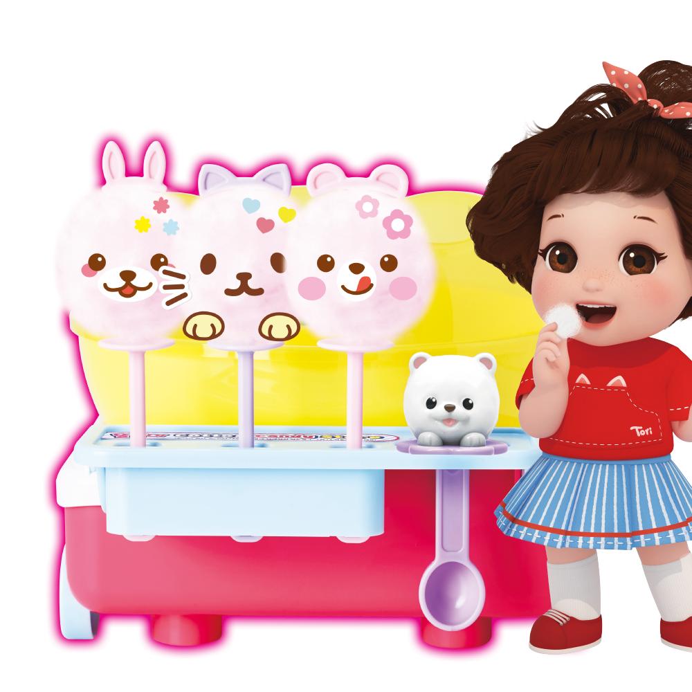 [Mimi World Official] Магазин сладкой ваты Doddoli, популярные корейские игрушки-персонажи