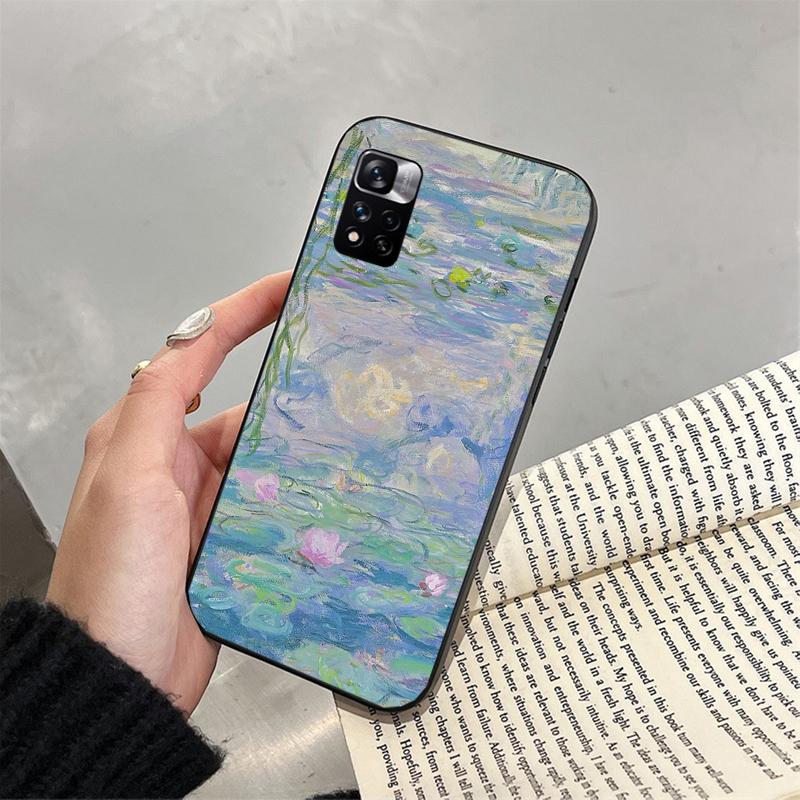 Claude Monet Garden Phone Case For Xiaomi Redmi note 13 12 Pro 11S 11 10 Pro 10S 12S Redmi 13 14C 10 13C