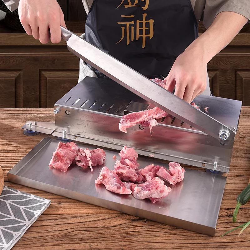 Ручной нож для мяса, свиные ребрышки, машина для резки костей, китайская медицина, нож для резки вяленого мяса, ребрышек, курицы, рыбы, замороженного мяса, овощей