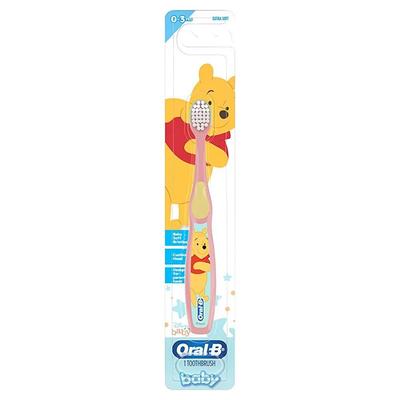 Зубная щетка Oral-B Baby с мягкими головками Disney Pooh для детей от 0 до 3 лет, 1 шт., 1 шт.