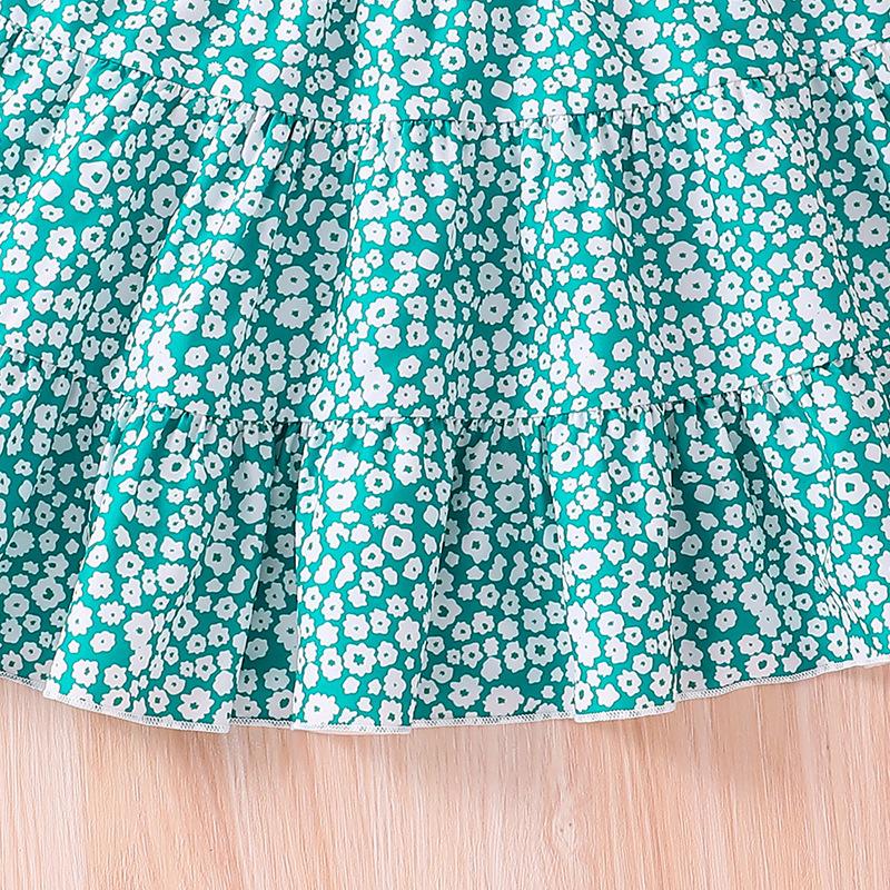 Комплекты для девочек 8-12 лет, красный топ с бретелькой на бретельках с цветочным принтом для маленьких девочек + красная юбка с цветочным принтом, костюмы в корейском стиле, летние повседневные комплекты одежды