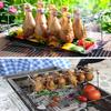 Stainless Steel Non-stick Chicken Leg Drumstick Grill Stand Holder Barbecue Rack