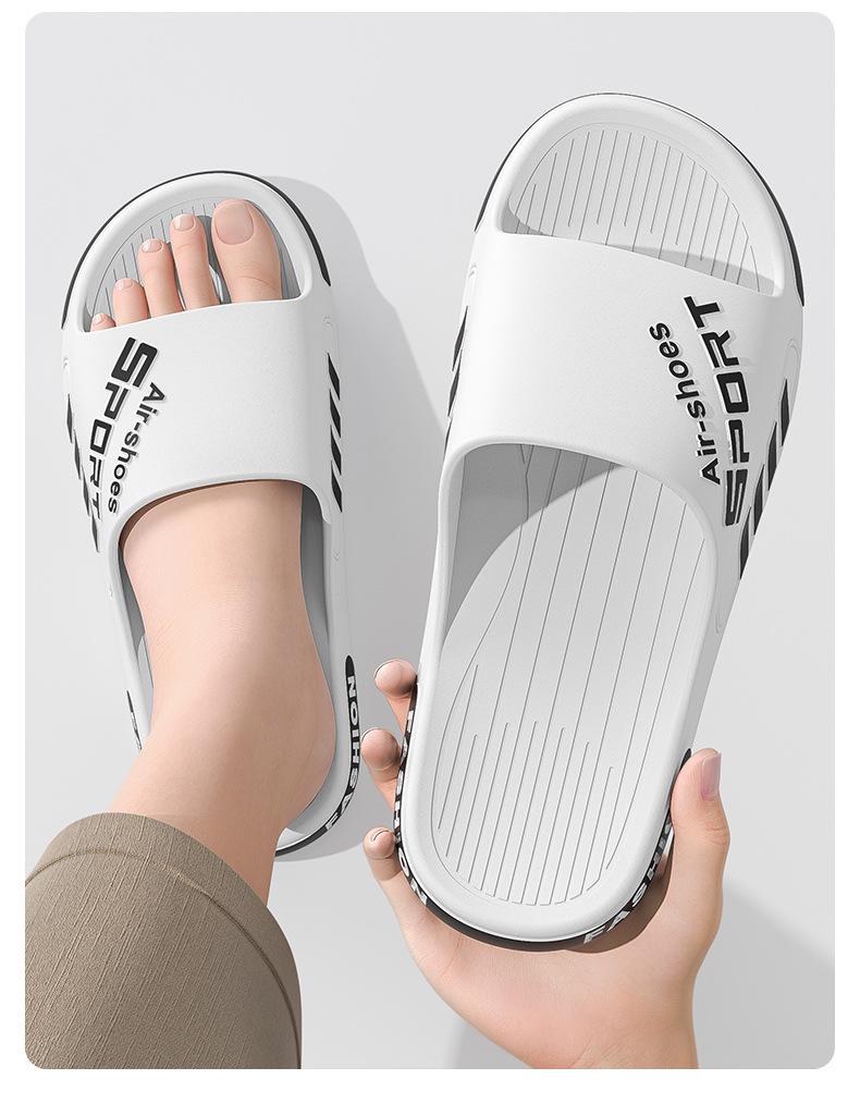 Men's Large Size Odor-Resistant Summer Slippers: New Widened Non-Slip Indoor Sports Shoes