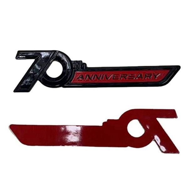 Серебряная боковая эмблема 70-летия Land Cruiser 100 200 300 fj200 LC300 Prado LC120 LC150 аксессуары