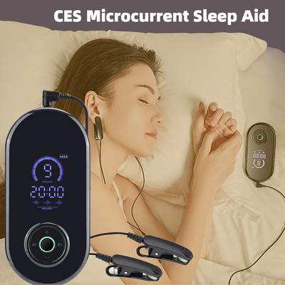 CES Микротоковое устройство для улучшения сна Бессонница Тревожность Облегчение головной боли Электрический тип клипсы для ушей Акупунктура Инструмент для быстрого засыпания