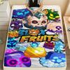 Игровой плед из фланели Blox Fruits, Высококачественный, Удобный для всех сезонов, Декор для дома, Тепло и уют, Идеален для рождественских подарков11