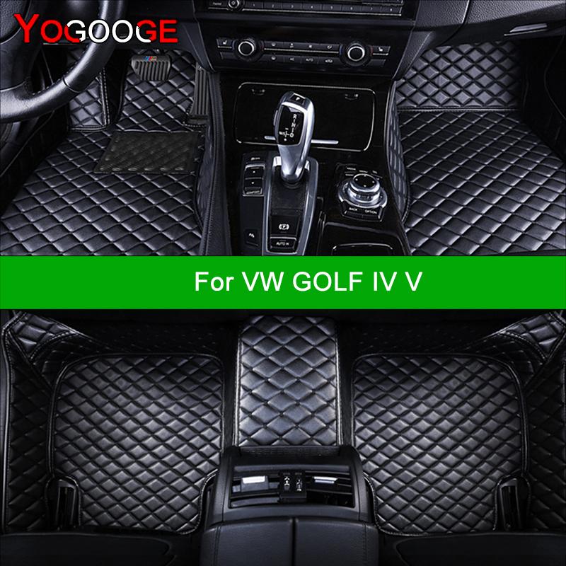 Автомобильные коврики для VW GOLF IV V 1997-2008 4th 5th Auto Carpets Foot Coche Accessorie