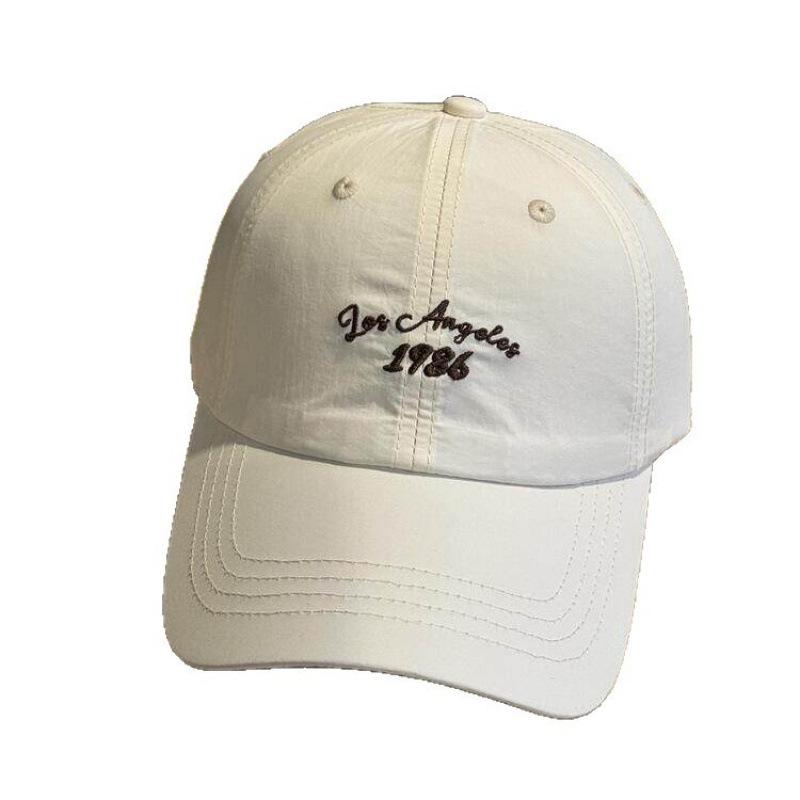 Summer Letter Embroidery Quick-Drying Baseball Cap Children Japanese Face Small Sunshade Sun Protection Cap Men