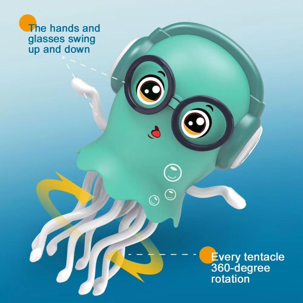 Пластиковая электрическая танцующая игрушка-осьминог Интерактивная симуляция Ползающий Интерактивная коллекция игрушек-осьминогов Подвижная
