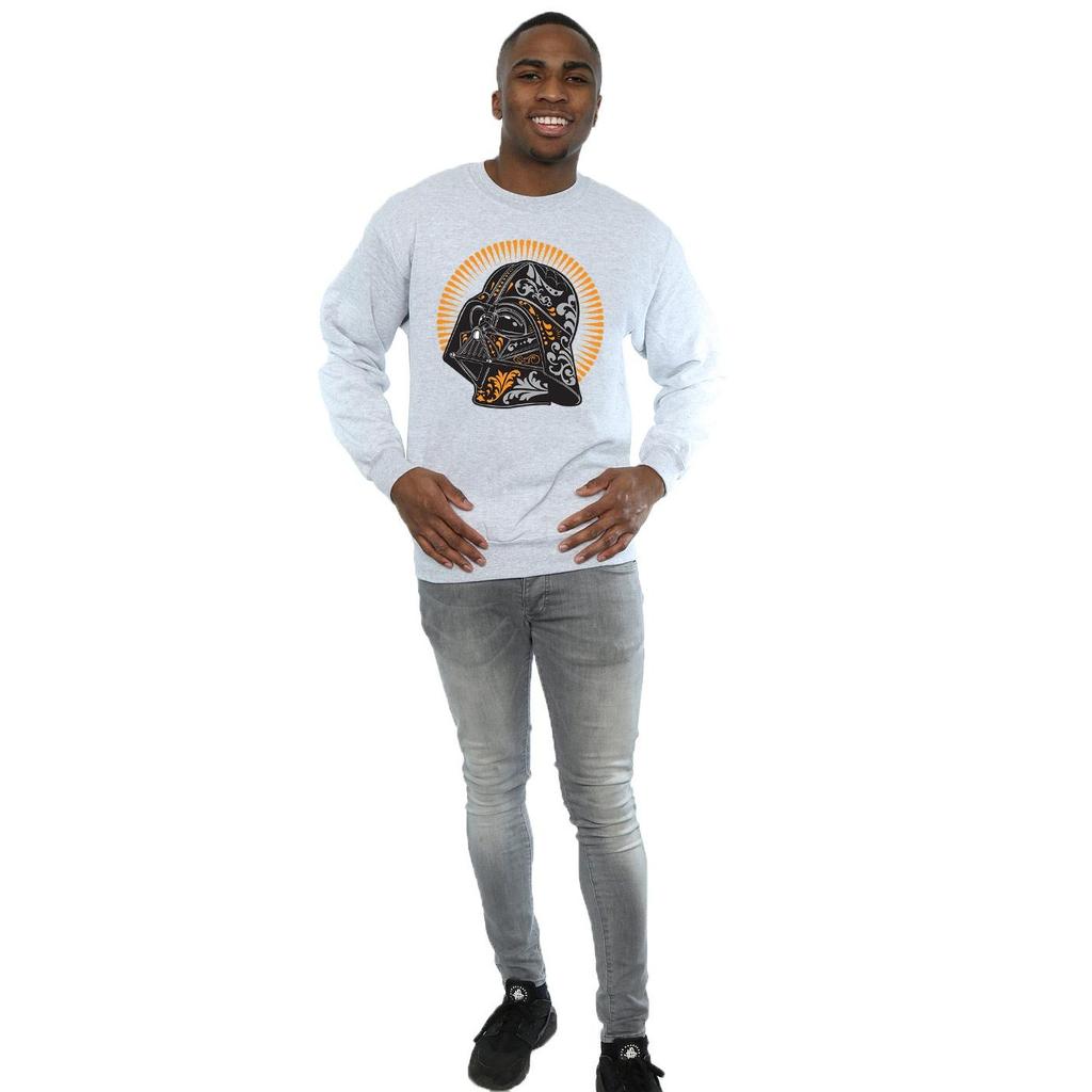 Star Wars Mens Darth Vader Dia De Los Muertos Sweatshirt