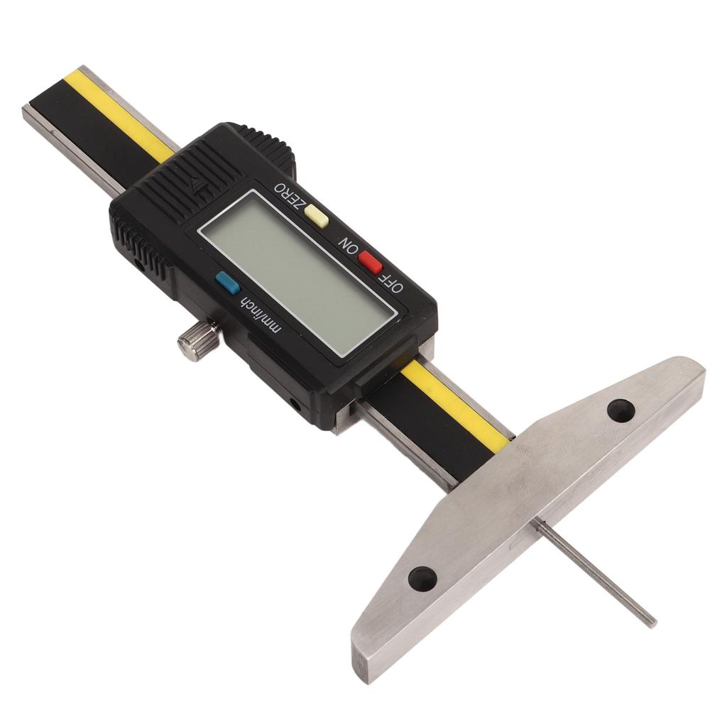 Цифровой ЖК-дисплей для измерения глубины протектора шин с преобразованием дюймов в мм, портативный для легковых автомобилей, грузовиков, внедорожников