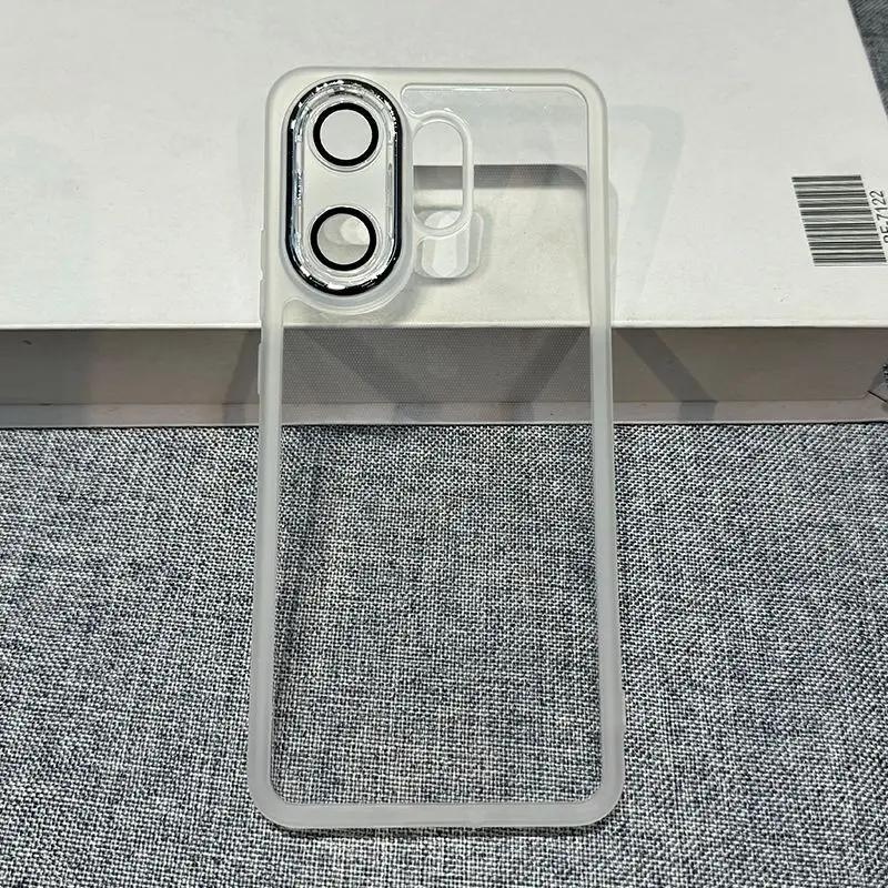 Для Vivo X200 FE Защитная пленка для прозрачной линзы Чехол для телефона для VIVO S30 Pro Mini Конфетного цвета Мягкий силиконовый Противоударный Чехол для телефона