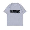 Playboi Carti I AM MUSIC 2025 Album Logo Graphic Print T-shirt Men Fashion Hip Hop Streetwear Unisex Opium Merch Short Sleeve