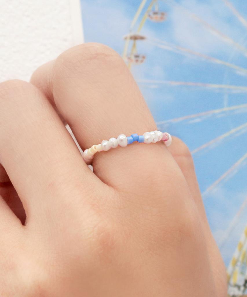 47Мешок 925 Несовершенное Пресноводное Жемчужное Жемчужное Кольцо Чичи