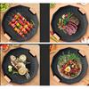 Uniform Heating Barbecue Plate Portable Camping Griddle Tray Lightweight Camping Skillets  Camping