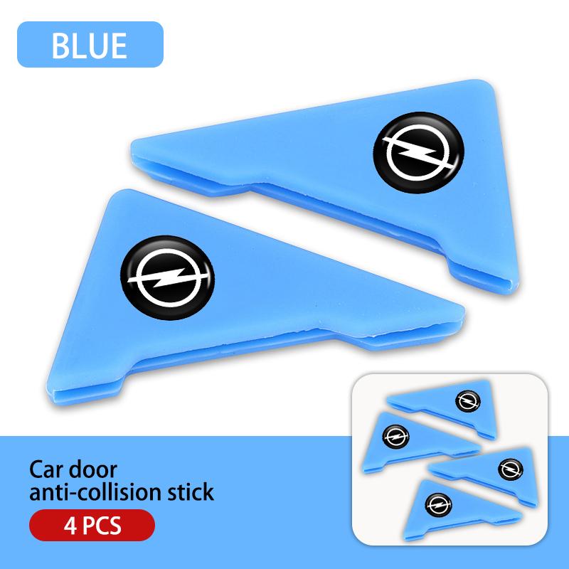 AAAYS1 2Pcs Car Door Corner Anti-Collision Strip Silicone Guard For Opel Vectra Zafira Meriva Mokka Grandland Vivaro Antara