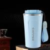 510ML Travel Coffee Mug Spill Proof with Seal Lid Insulated Eco-friendly Easy One-handed Drinking Stainless Steel Cup