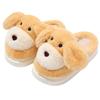 Mao Mao Slippers Winter Indoor Non-slip Home Use Velvet Warm Cartoon Cute Couple Cotton Slippers Outer Wear