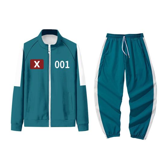 Мужской костюм для косплея, комплект с длинными рукавами, спортивная толстовка с эластичной резинкой на талии, комплект брюк для косплея, карнавальный костюм, реквизит для вечеринки