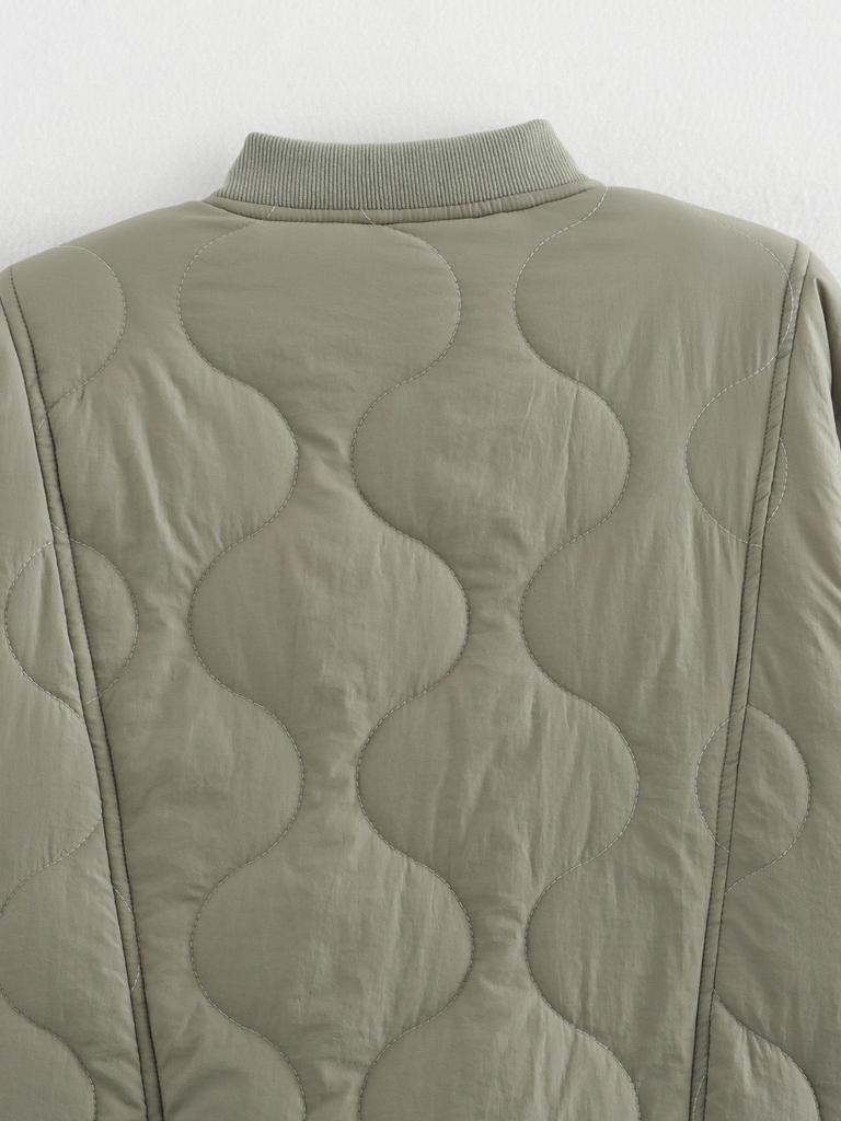 Европейская и американская женская стеганая хлопковая куртка - Осенне-зимняя уличная мода