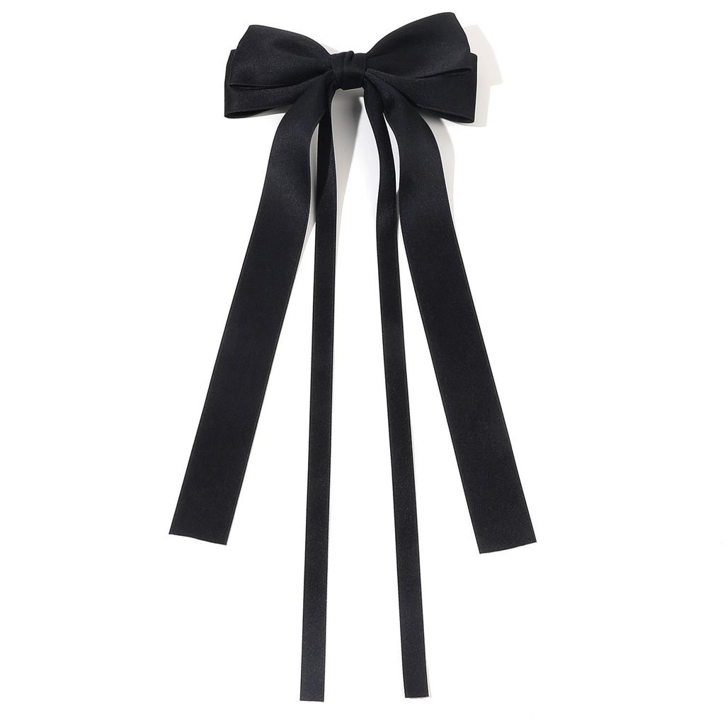 Korea Elegant Long Ribbon Bow Hairpins Women Girls Hair Clip Bobby Pin Bowknot Barrettes Accessories Hairclip Headdress Headwear