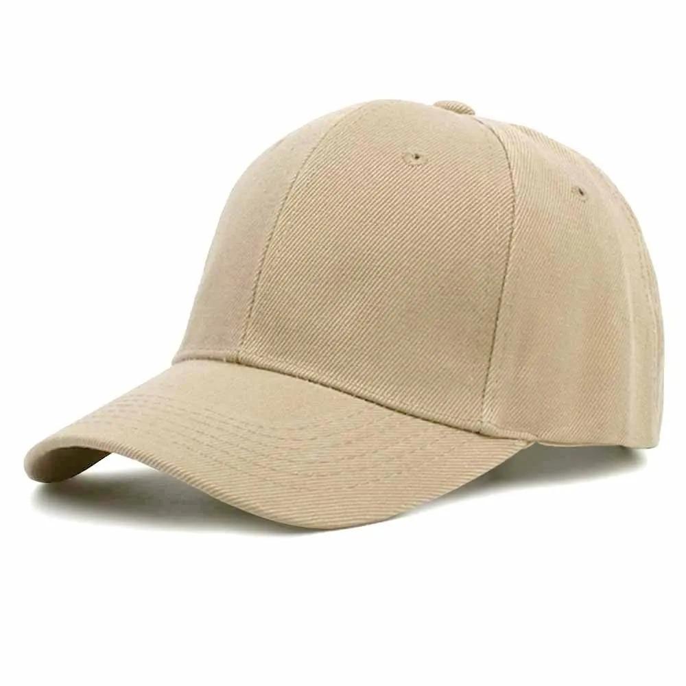 1 шт. Унисекс Кепка Повседневная Однотонная Бейсболка Регулируемая Snapback Кепки Для Женщин Мужчин Хип-Хоп Кепка Уличная Кепка Папы