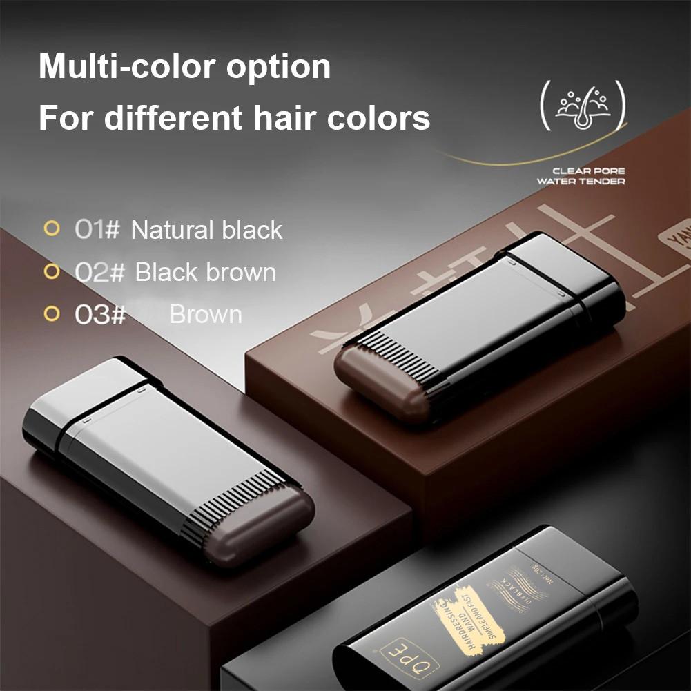 Hair Stick Cover White Hair Non-fading Hair Color Cream Portable Beard Dyeing Multi-functional Fast Coloring Cover Magic Waterproof Lasting Hair