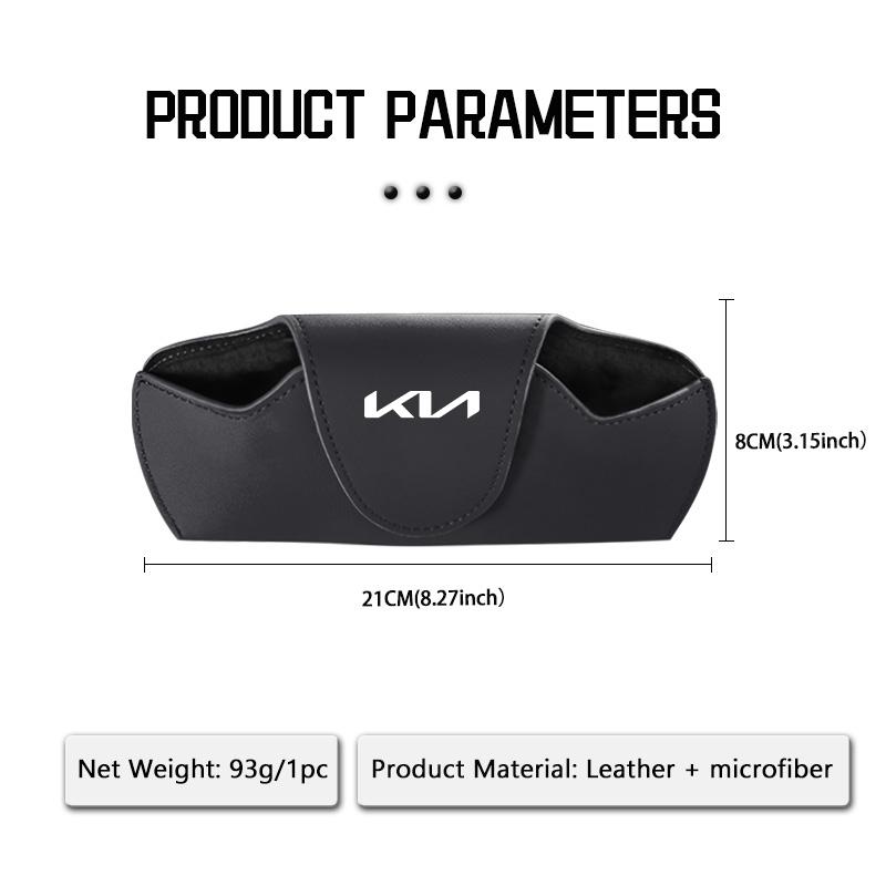Car Glasses Case Sunglasses Storage Box Eyewear Clip Decorative Accessories For KIA Ceed Sportage Rio K5 K2 Optima Cerato VengaZZ3