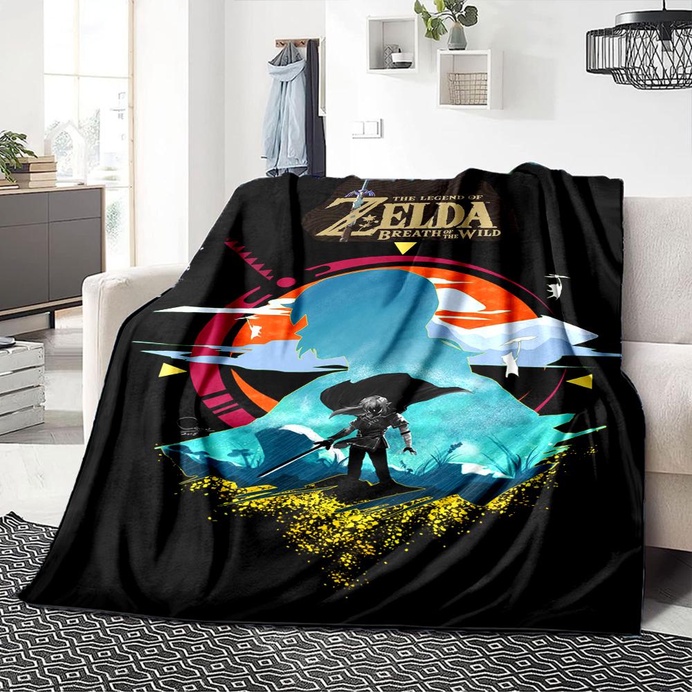 Wild Adventure Hyrule Blanket Soft Throw Blanket For Home Bedroom Bed Sofa Travel Office Solid Christmas Blanket